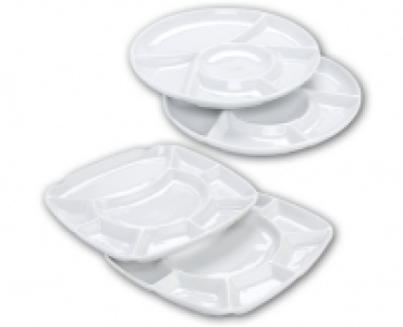 CROFTON® Fondue-Chinoise Teller-Set, 2er-Set