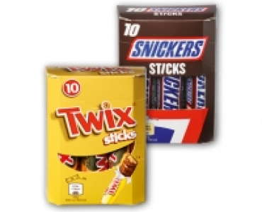 Twix/Snickers Sticks CHF 3.49