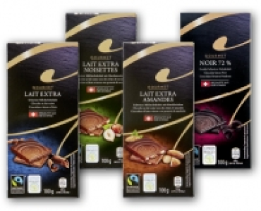 GOURMET Fairtrade Max Havelaar Schweizer Schokolade CHF 1.29
