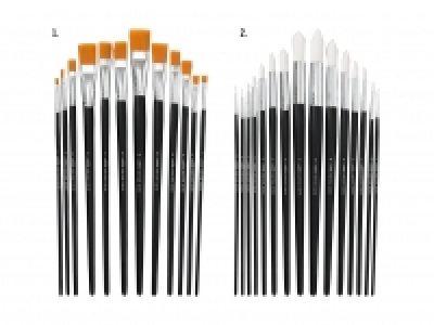 Lidl  Rundpinsel-Set/ Flachpinsel-Set