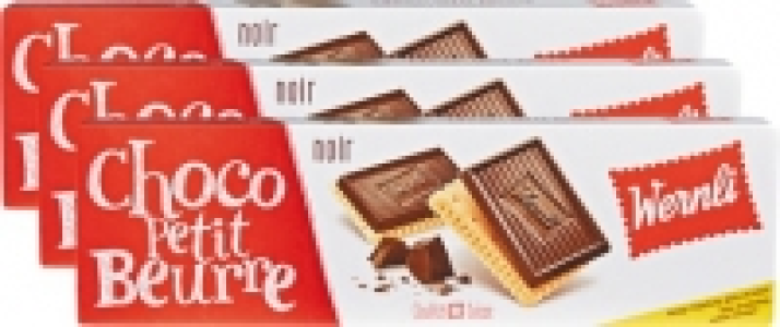 Wernli Biscuits Choco Petit Beurre Dunkel