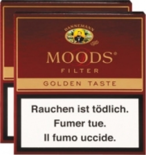 Dannemann Moods Filter Cigarillos Golden Taste