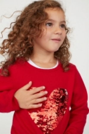  Pullover mit Paillettenmotiv CHF 7.95
