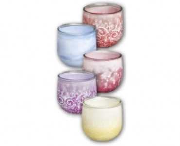 Duftkerze im bunten Glas CHF 1.99