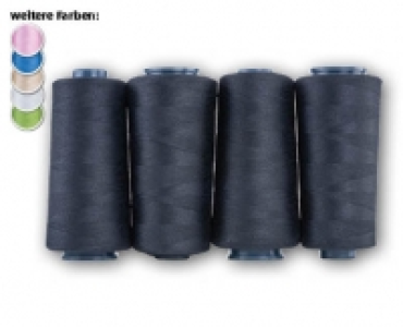 Overlock-Nähmaschinengarn, 4-teilig CHF 4.99