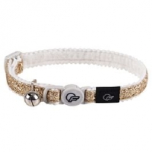 Qualipet  Freezack Katzenhalsband Cat Collar Glitter Flake golden