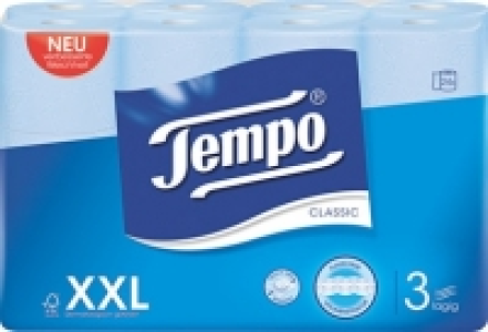 Tempo Toilettenpapier Classic blau
