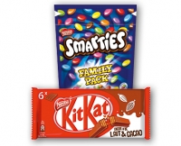 Aldi Suisse  NESTLÉ KitKat/Smarties Family-Pack