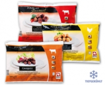 Aldi Suisse  POUR LES GOURMETS Meatballs/Cevapcici