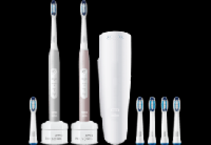 Oral B ORAL-B Pulsonic Slim Luxe 4900 - Elektrische Zahnbürste (Weiß/Platin/R