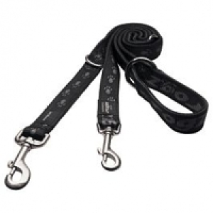 Qualipet  Rogz Alpinist Hundeleine Schwarz 180cm