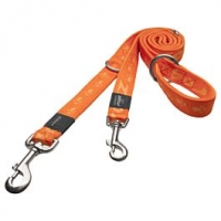 Qualipet  Rogz Alpinist Hundeleine Orange 180cm