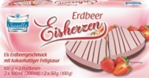 Denner  Cristallo Glacéherzen Erdbeer