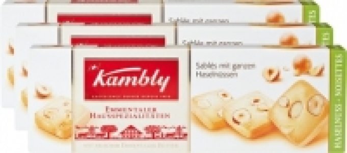 Denner  Kambly Sablés Emmentaler Hausspezialitäten