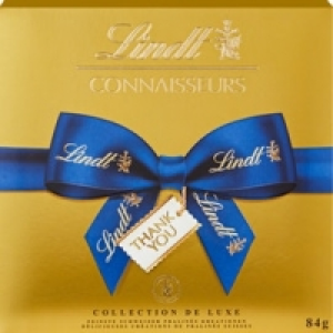 Lindt Connaisseurs Pralinés de Luxe Botschaften