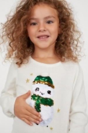  Pullover mit Paillettenmotiv CHF 11.95