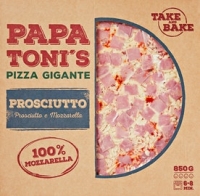 Denner  Papa Tonis Pizza Gigante Prosciutto e Mozzarella