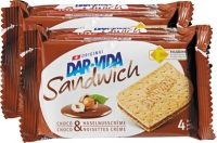 Denner  Hug Dar-Vida Sandwich Choco & Haselnusscrème