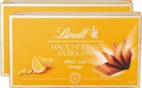 Lindt Hauchdünn Milch & Orange