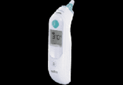 BRAUN THERMOSCAN IRT 6020 - Digitale Fieberthermometer (Weiss/Türkis)