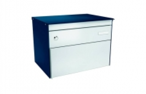 Stebler Briefkasten s:box13 Saphirblau/Weissalu