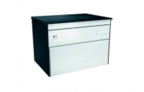 Stebler Briefkasten s:box13 Anthrazit/Weissalu