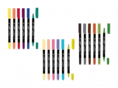 Aquarell-Filzstifte, 6er CHF 2.99