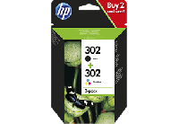 MediaMarkt Hp HP 302 - Tintenpatrone (Schwarz/Cyan/Magenta/Gelb)