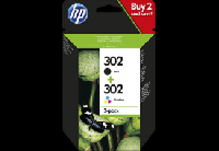 HP 302 - Tintenpatrone (Schwarz/Cyan/Magenta/Gelb)