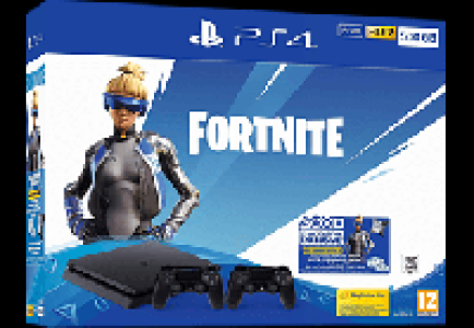 MediaMarkt Sony Ps PlayStation 4 Slim 500GB + 2 Controller - Fortnite Neo Versa Bundle - 