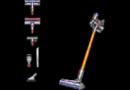 MediaMarkt Dyson DYSON V8 Absolute - Akku-Besensauger (Nickel/Gelb)