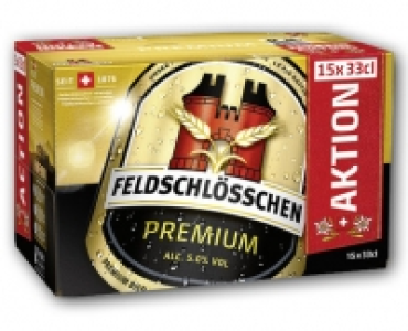 Aldi Suisse  FELDSCHLÖSSCHEN Premium Bier