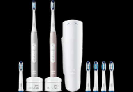 MediaMarkt Oral B ORAL-B Pulsonic Slim Luxe 4900 - Elektrische Zahnbürste (Weiß/Platin/R