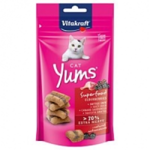 Vitakraft Cat Yums Superfood Holunder & Ente 40g Katzensnack CHF 1.95