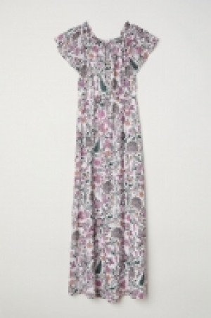 HM   Langes Off-Shoulder-Kleid