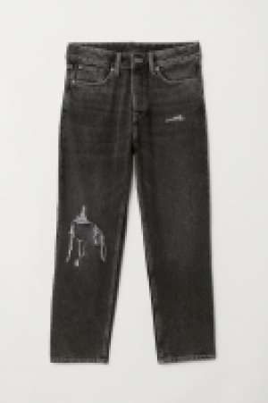 HM   Slim High Cropped Jeans