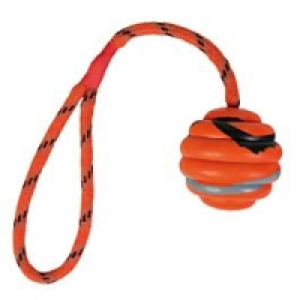 Qualipet  Trixie Wellenball am Seil D=6cm