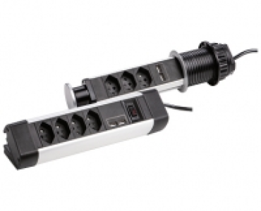 Aldi Suisse  EASY HOME® TISCHSTECKDOSENLEISTE MIT USB-LADEFUNKTION