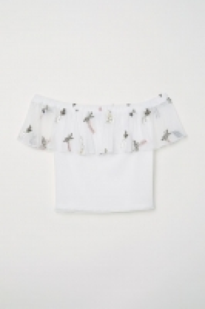 Off-Shoulder-Shirt aus Mesh CHF 14.95