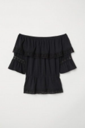 Off-Shoulder-Shirt mit Spitze CHF 20.95
