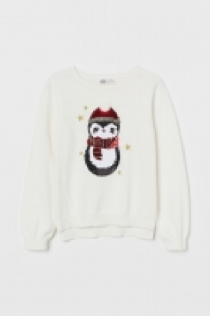 Pullover mit Paillettenmotiv CHF 11.95