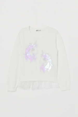 Pullover mit Wendepailletten CHF 12.95