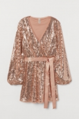 Paillettenkleid mit V-Neck CHF 47.95