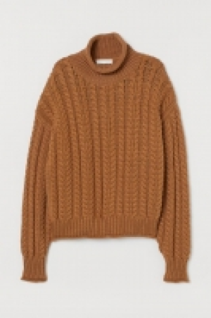 Rollkragenpulli mit Zopfmuster CHF 26.95