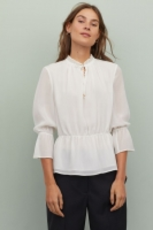 Gecrinkelte Chiffonbluse CHF 15.95