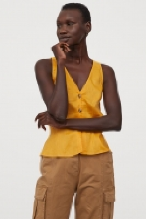 Leinenbluse mit V-Neck CHF 11.95