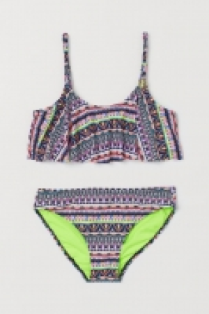 Gemusterter Volantbikini CHF 11.95