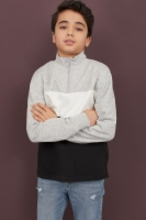 Sweatshirt in Blockfarben CHF 12.95