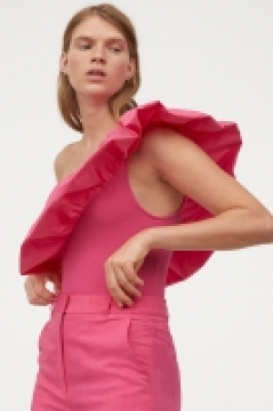 One-Shoulder-Body mit Volant CHF 19.95