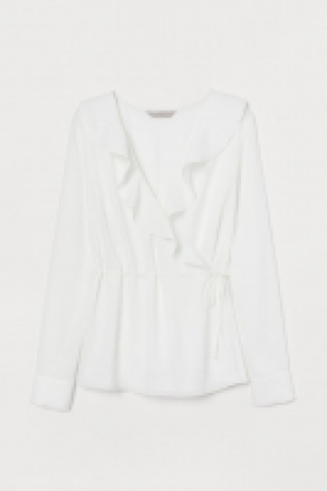 Wickelbluse mit Volant CHF 15.95